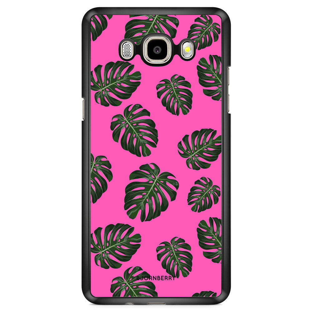 Samsung Galaxy J7 (2016) Case - Monstera Pink