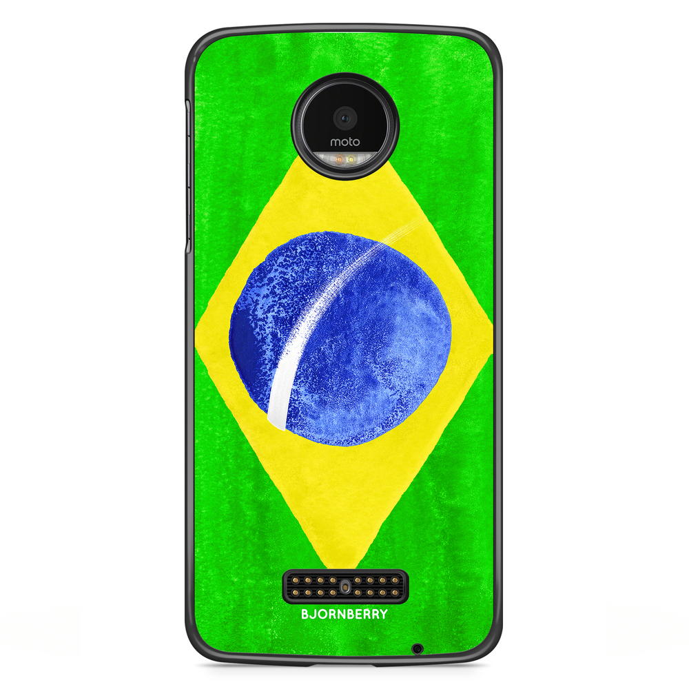 Moto Z2 Play Case - Brazil Flag
