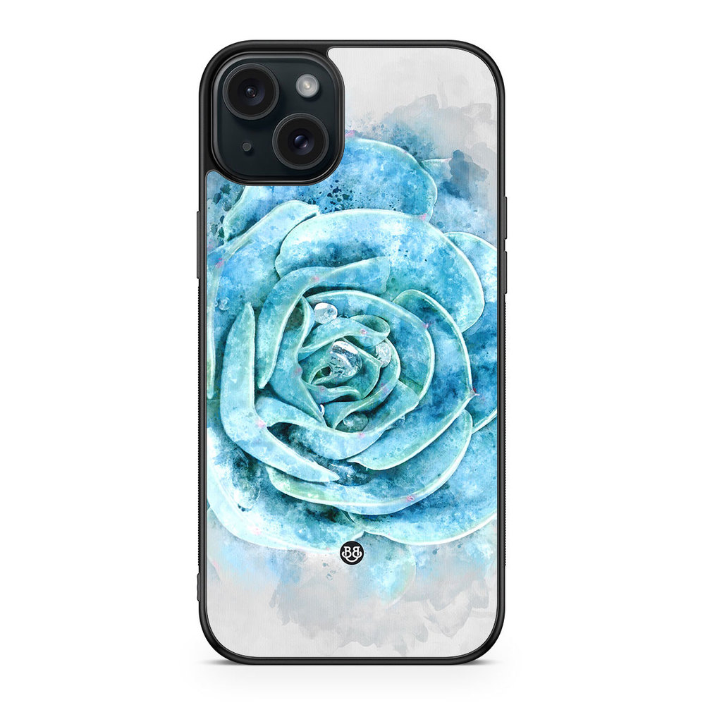 iPhone 15 Plus Case - Blue Cactus