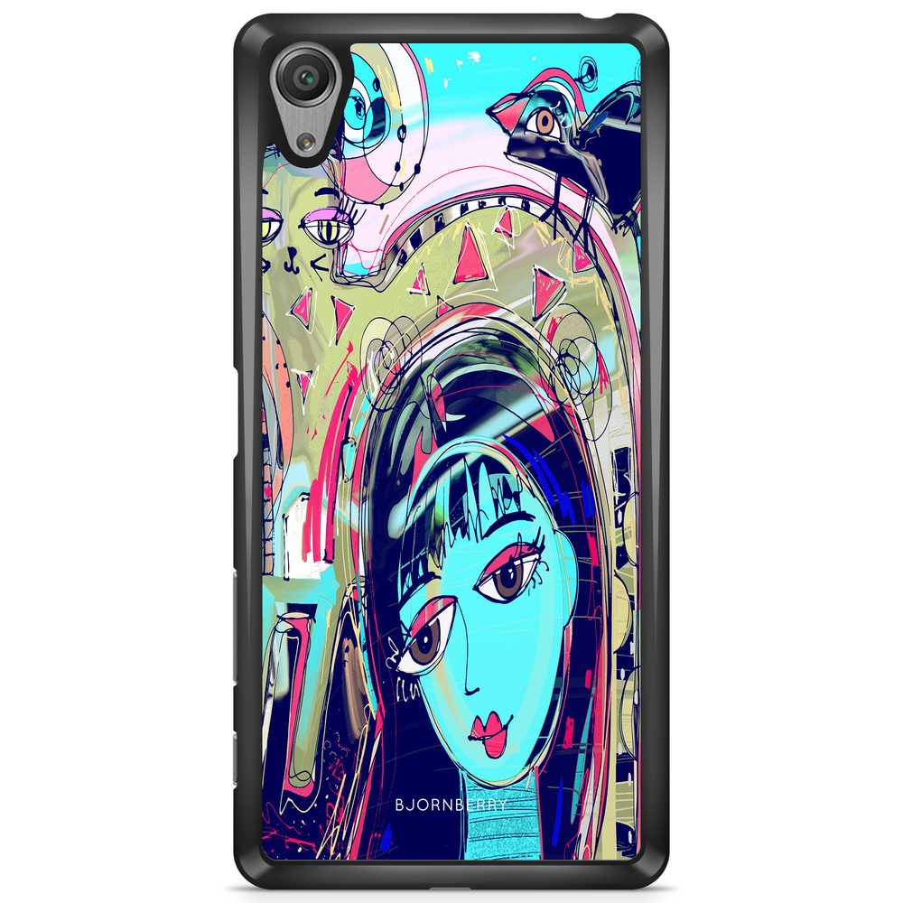 Sony Xperia L1 Case - Abstract Cat