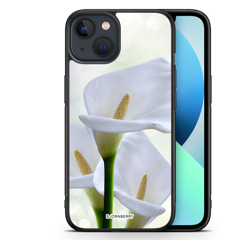 iPhone 13 Mini Case - White flower