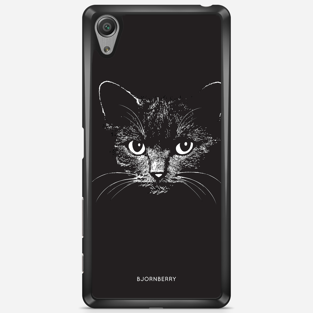Sony Xperia X Performance Case - Black/White Cat