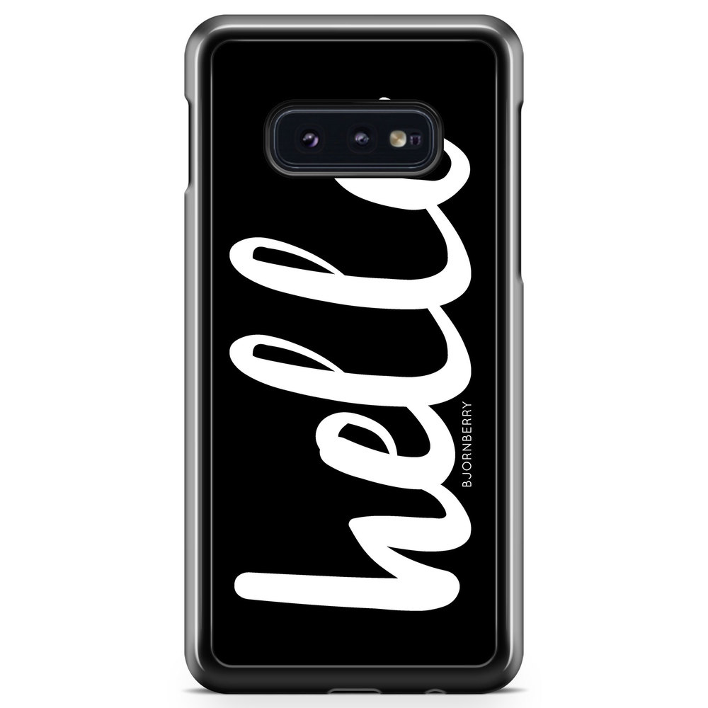 Samsung Galaxy S10e Case - Hello White