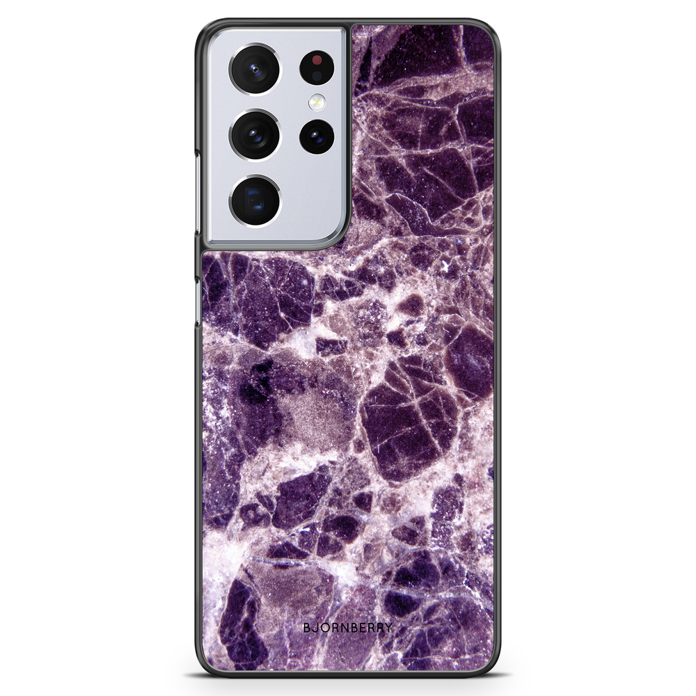 Samsung Galaxy S21 Ultra Case - Purple Marble