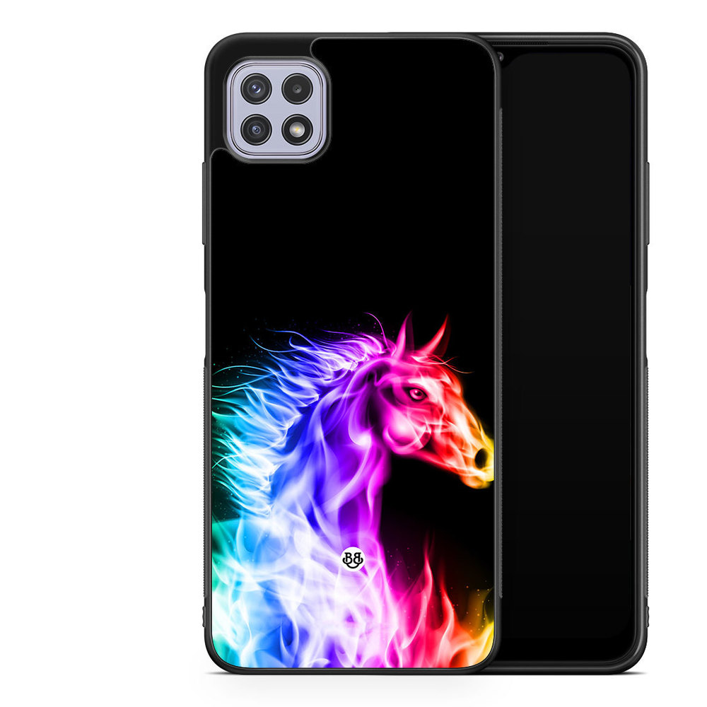 Samsung Galaxy A22 4G Case - Flames Horse