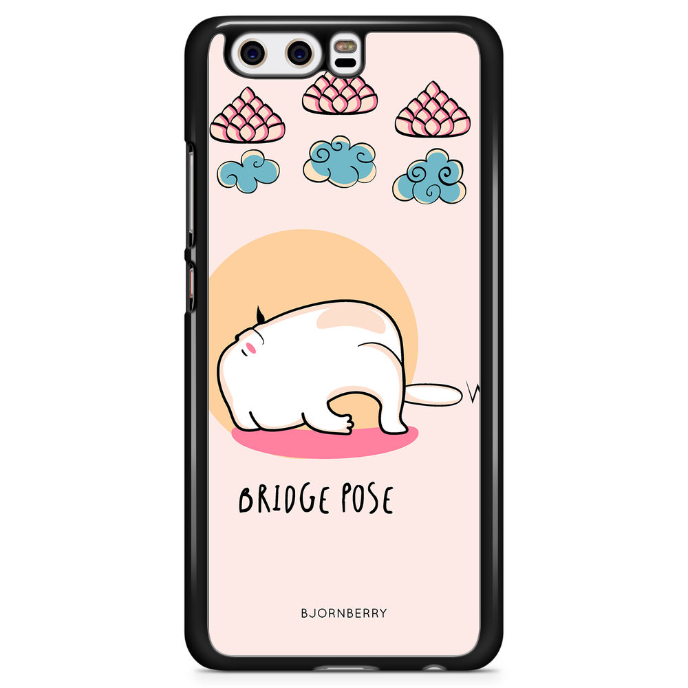 Huawei P10 Plus Case - Yoga Cat Bridge Pose