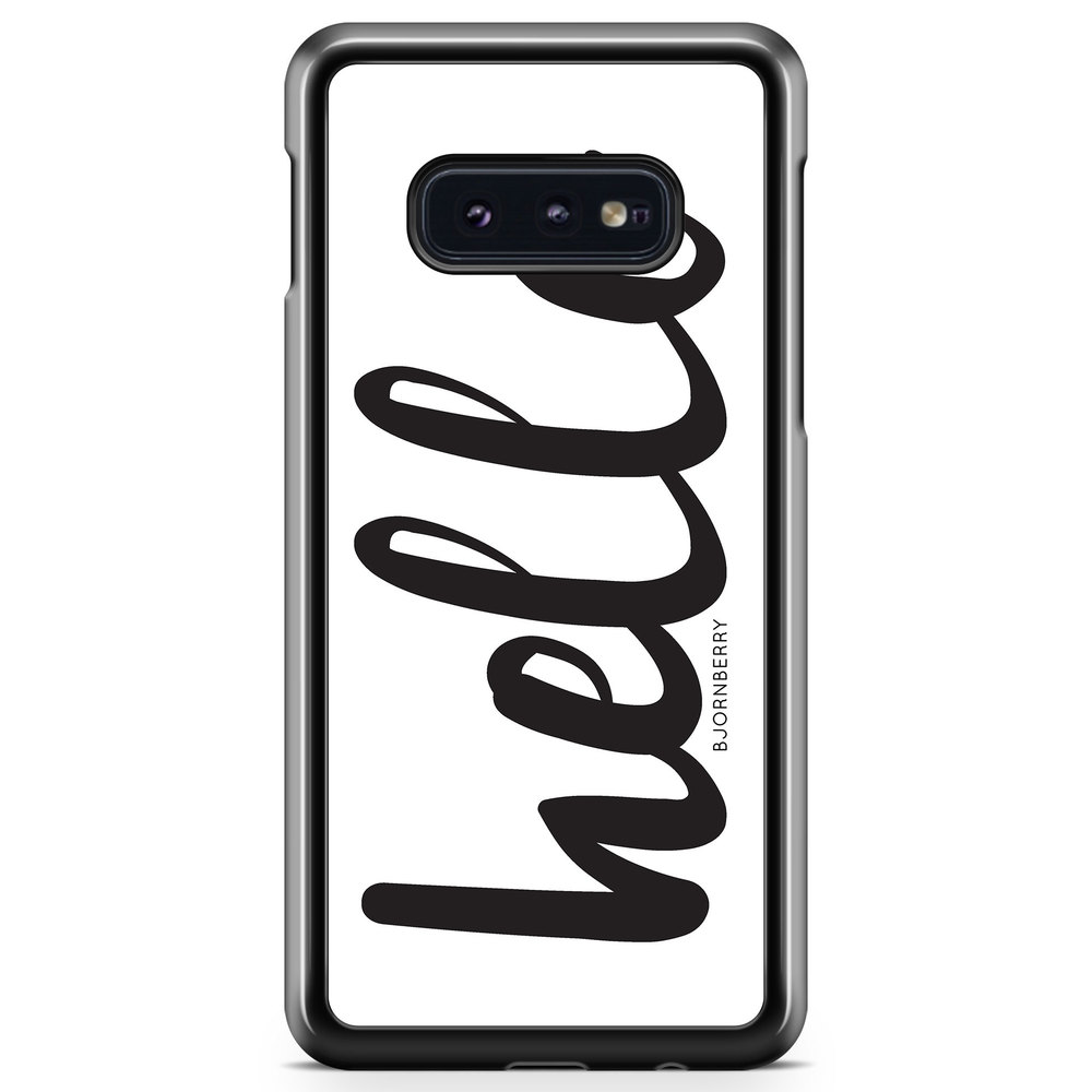 Samsung Galaxy S10e Case - Hello Black