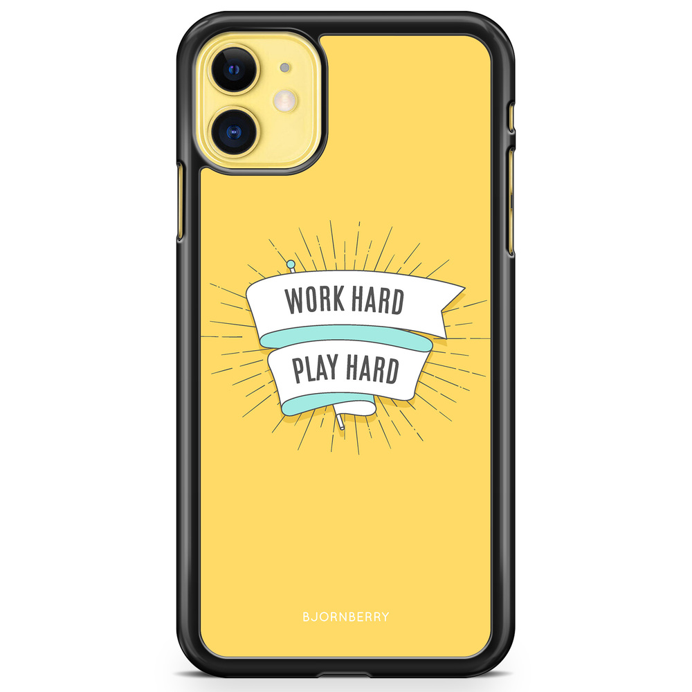 iPhone 11 Case - Work hard play hard