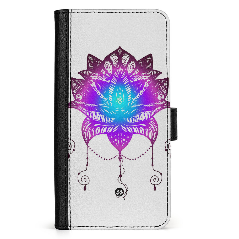 Doro 8050 Wallet Case - Lotus Flower