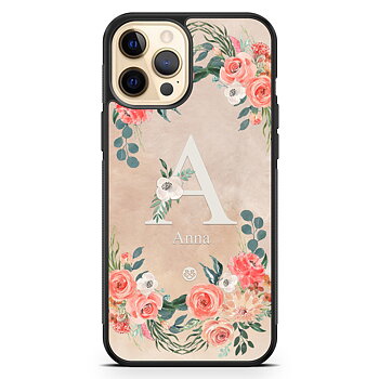 iPhone 12 Pro Max Custom Case - Monogram Sand