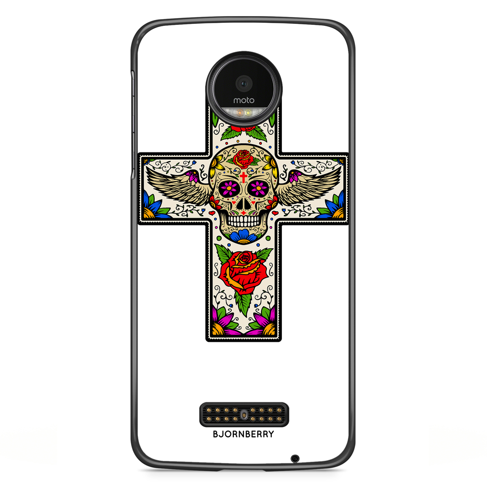 Moto Z2 Play Case - Skull Cross
