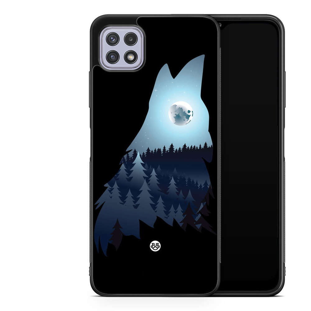 Samsung Galaxy A22 4G Case - Forest Wolf