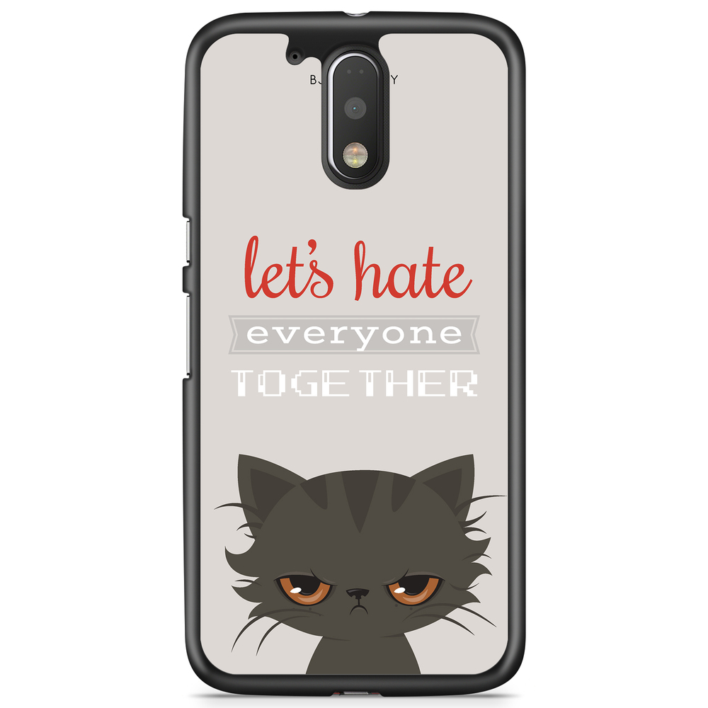 Moto G4/G4 Plus Case - Angry Cat