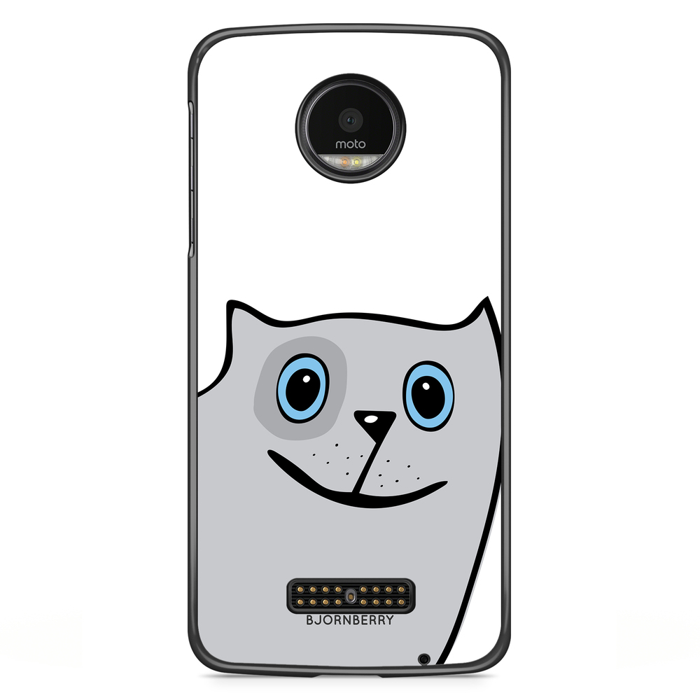 Moto Z2 Play Case - Funny Cat