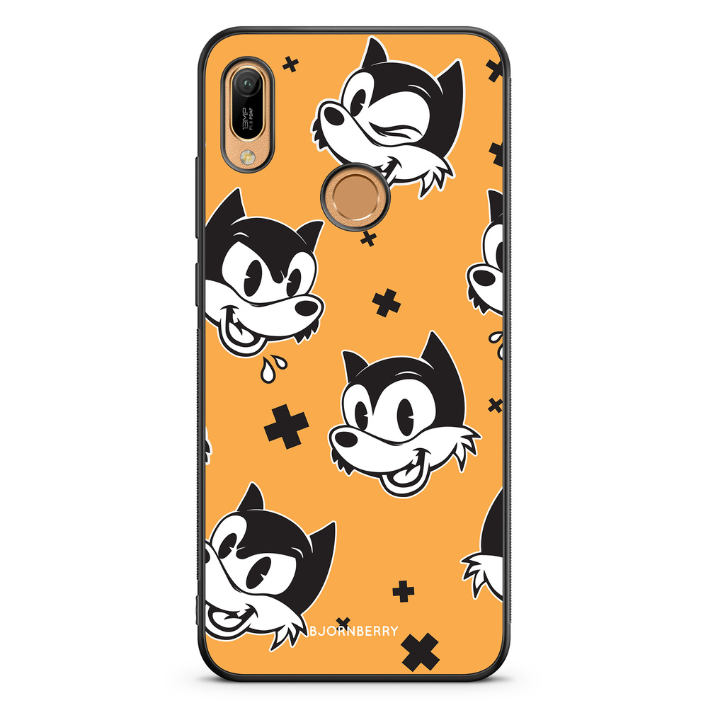 Huawei Y6 2019 Case - Vintage Wolves