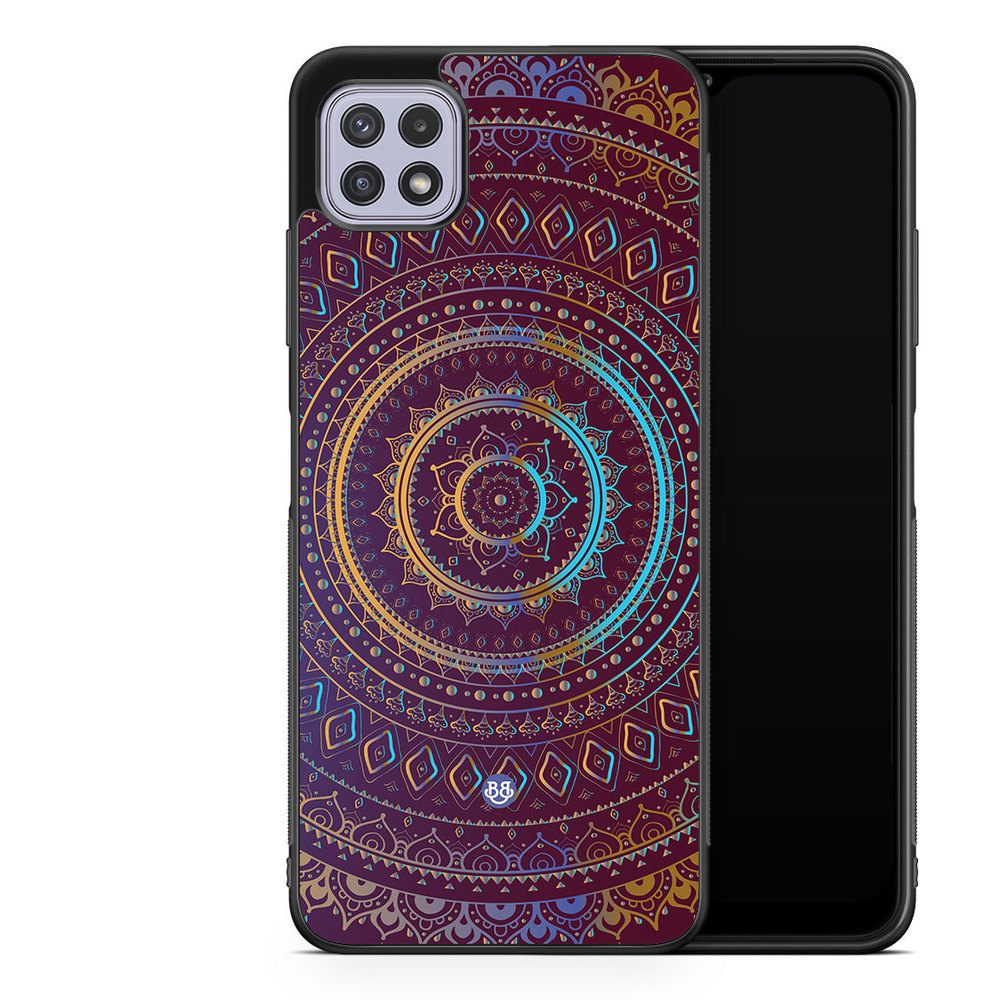 Samsung Galaxy A22 4G Case - Purple Mandala
