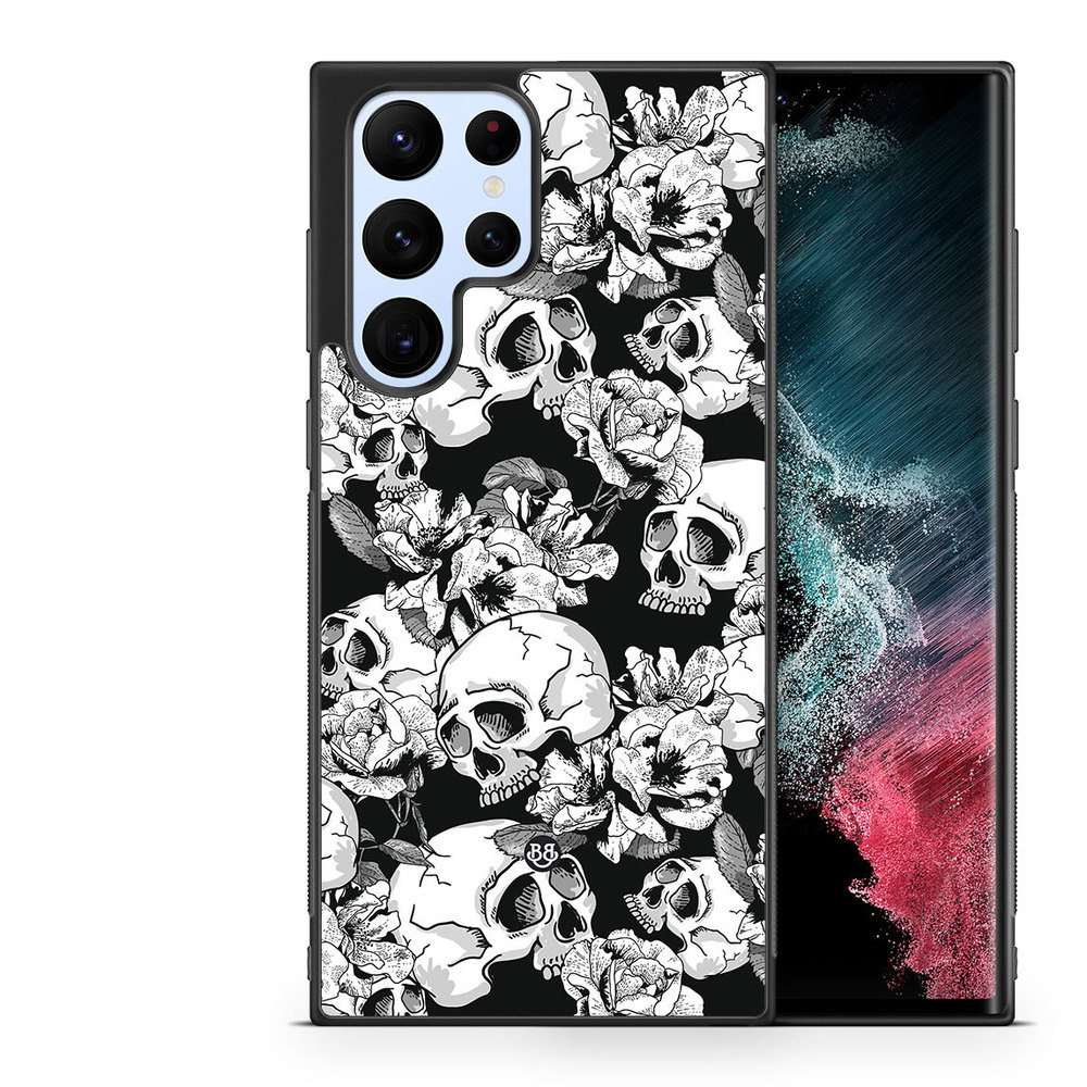 Samsung Galaxy S23 Ultra 5G Case - Skull & Roses
