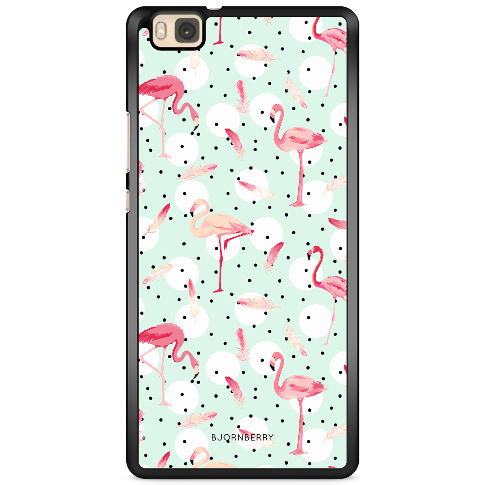 Huawei P8 Lite Case - Flamingos