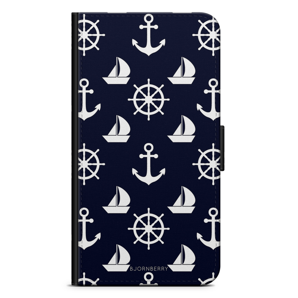 Samsung Galaxy A6+ (2018) Wallet Case - Sailing Pattern
