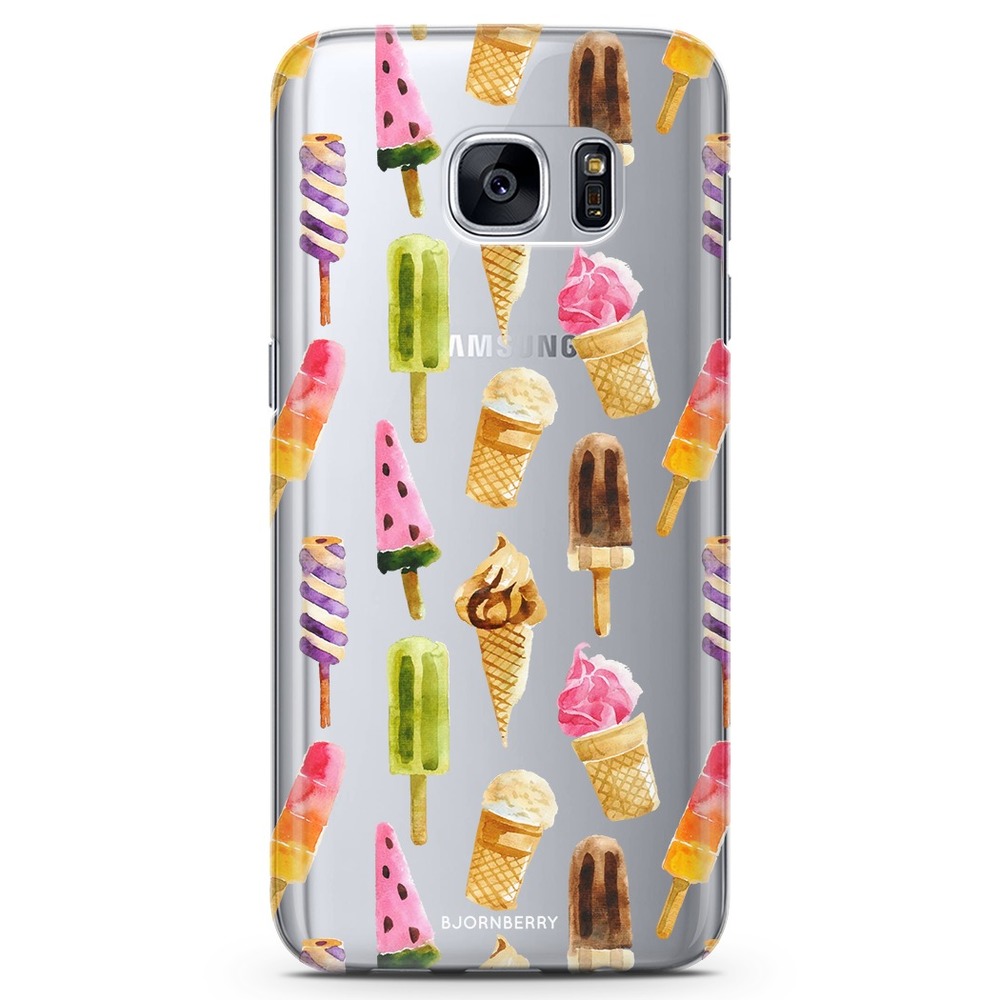 Samsung Galaxy S7 Edge TPU Case - Ice cream