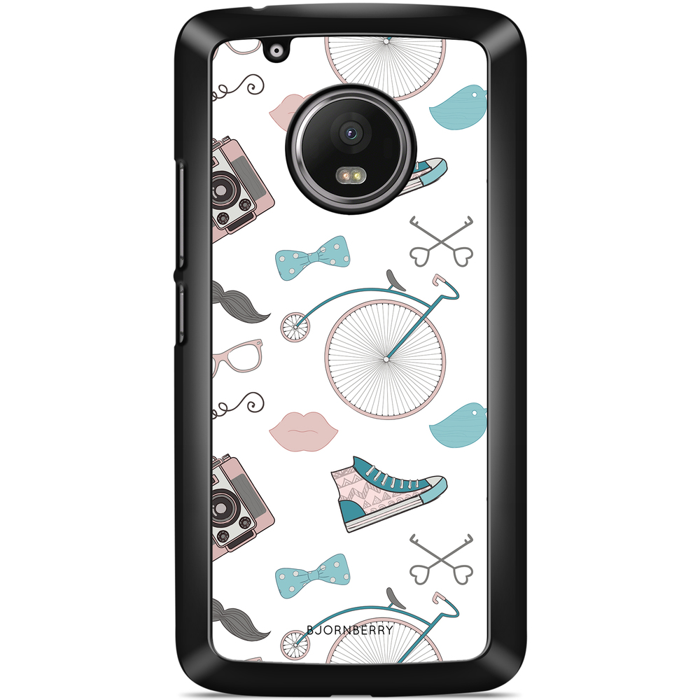 Moto G5 Plus Case - Hipster Pattern