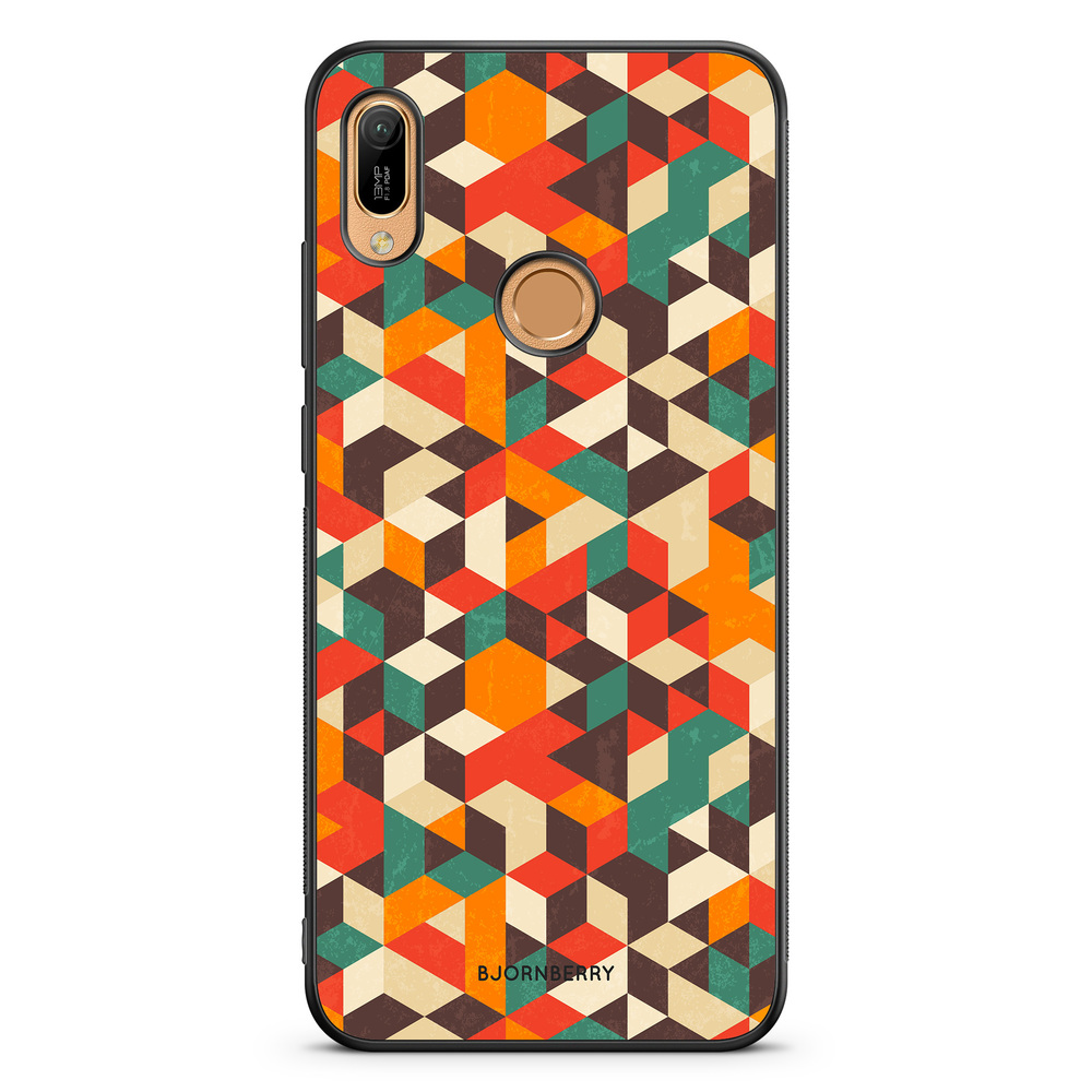 Huawei Y6 2019 Case - Retro Geometric
