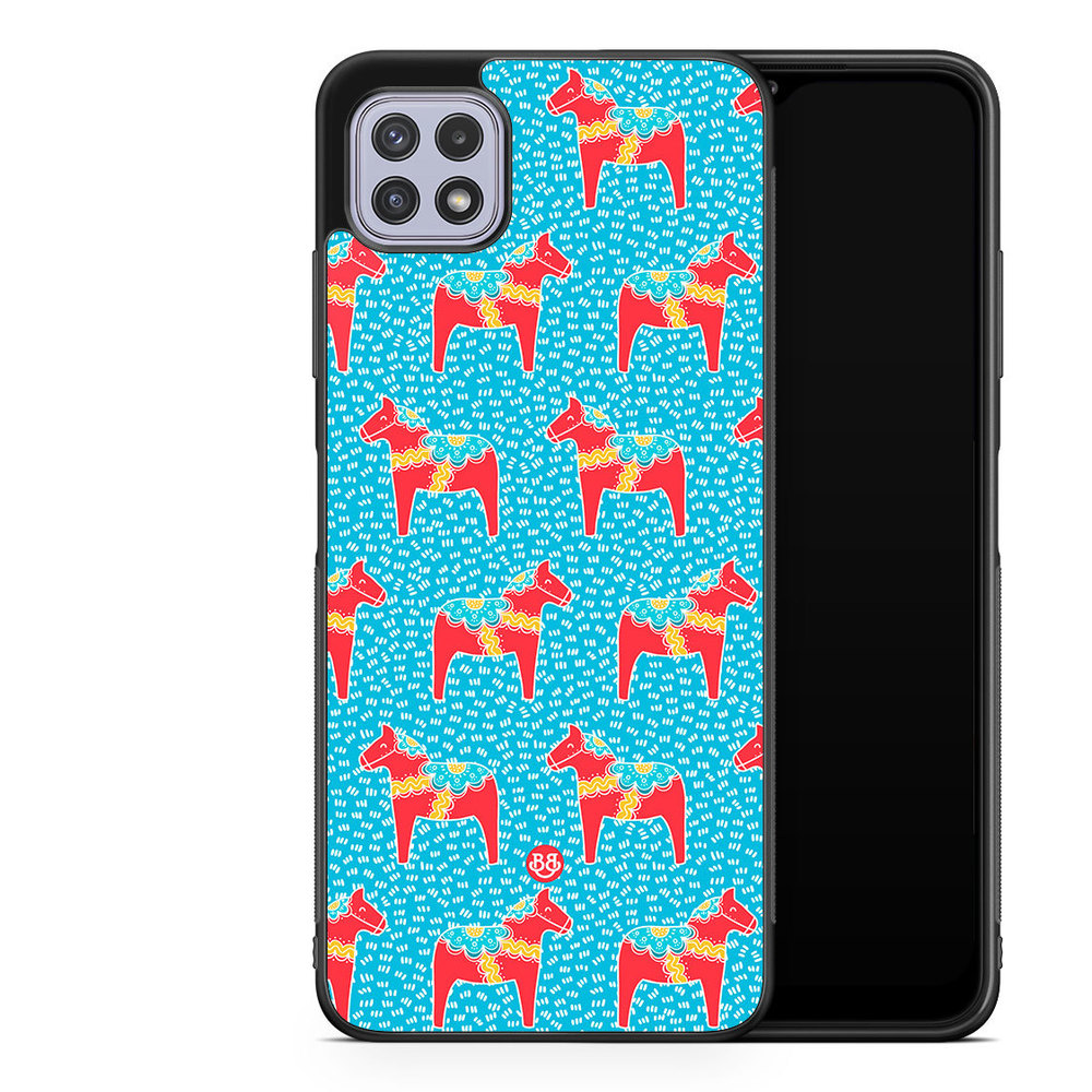 Samsung Galaxy A22 4G Case - Dala horse Pattern