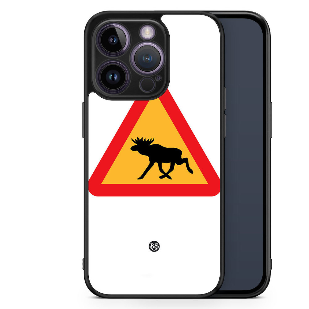 iPhone 14 Pro Case - Moose Sign