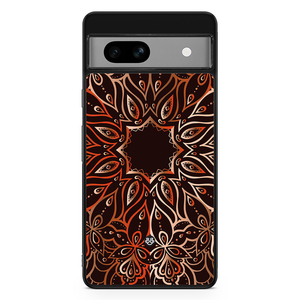 Google Pixel 7a Case - Bronze Mandala
