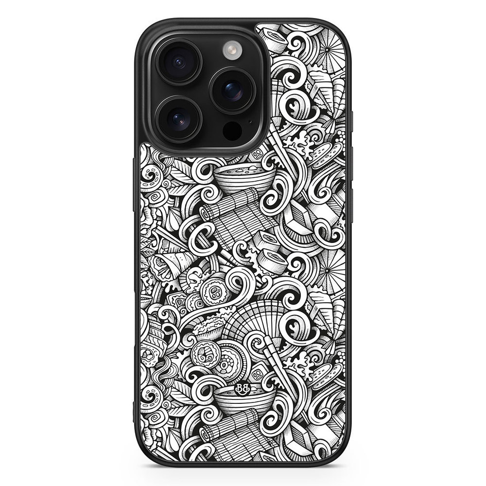 iPhone 16 Pro Case - Japanese Pattern