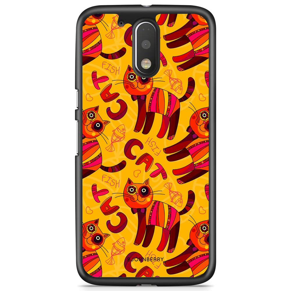 Moto G4/G4 Plus Case - Cat & Fish
