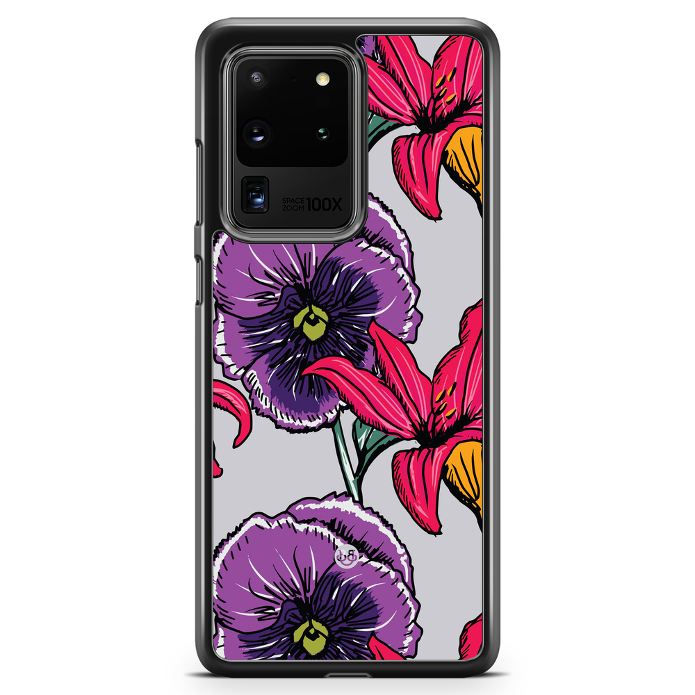 Samsung Galaxy S20 Ultra Case - Purple/Cerise Floral