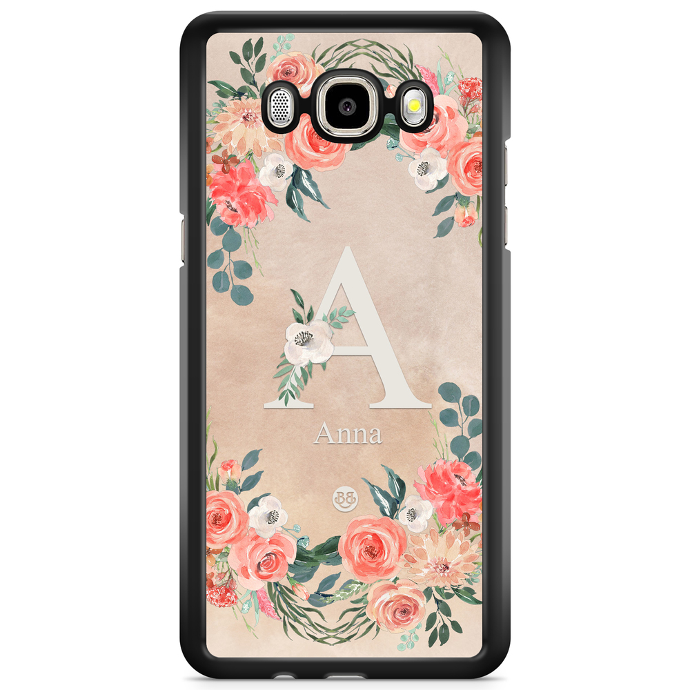 Samsung Galaxy J5 (2015) Case Custom - Monogram Sand