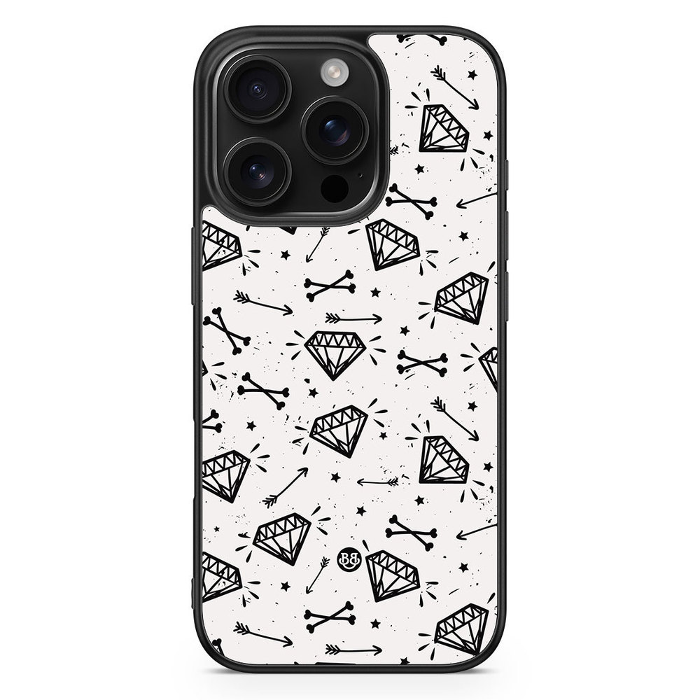 iPhone 16 Pro Case - Diamond Pattern
