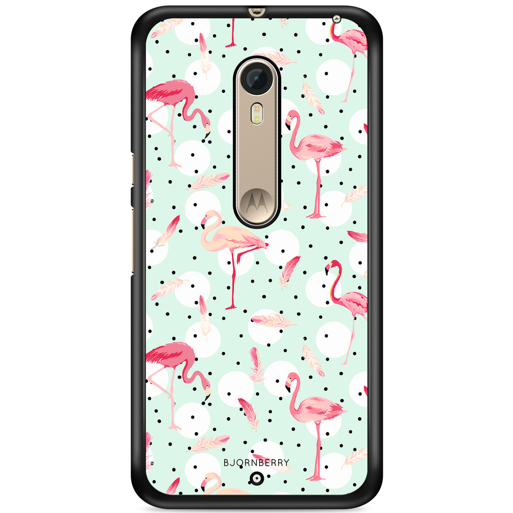 Moto X Style Case - Flamingos