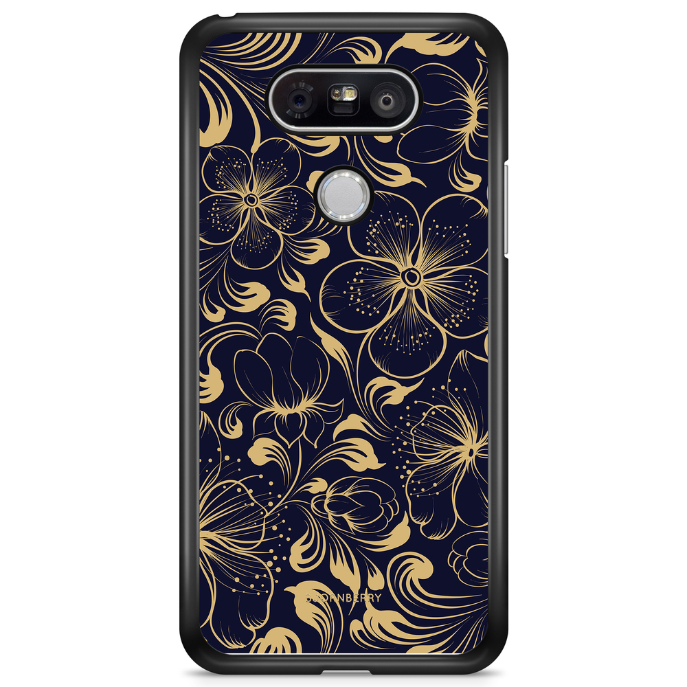 LG G5 Case - Dark Blue Flowers