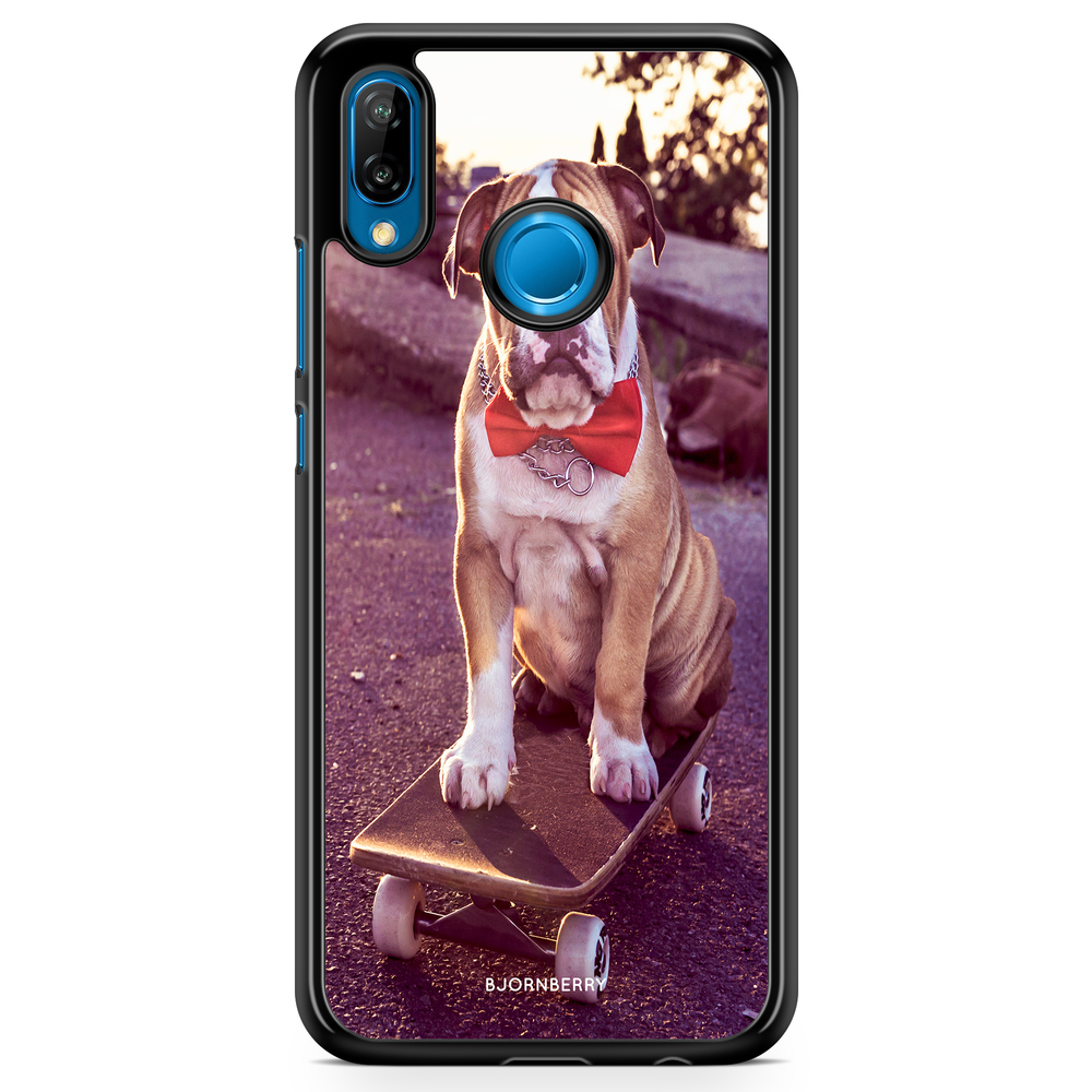 Huawei P20 Lite Case - Bulldog skateboard