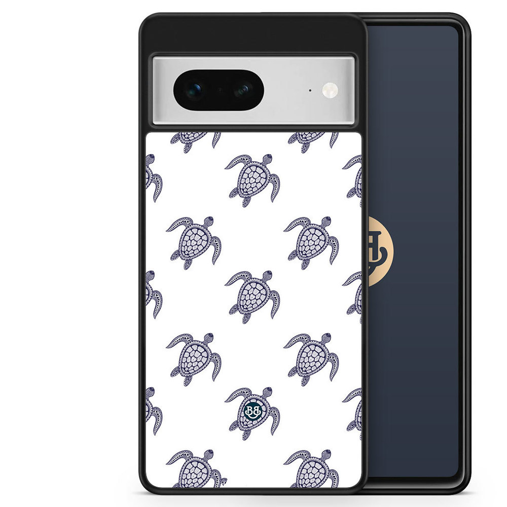 Google Pixel 7 Case - Blue Turtles