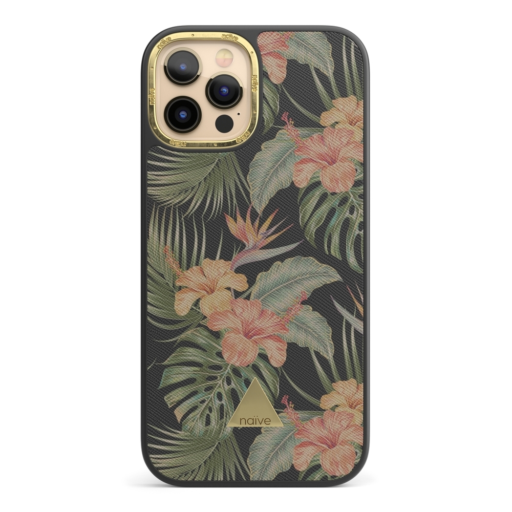 Naive iPhone 12 Pro Case - Hibiscus