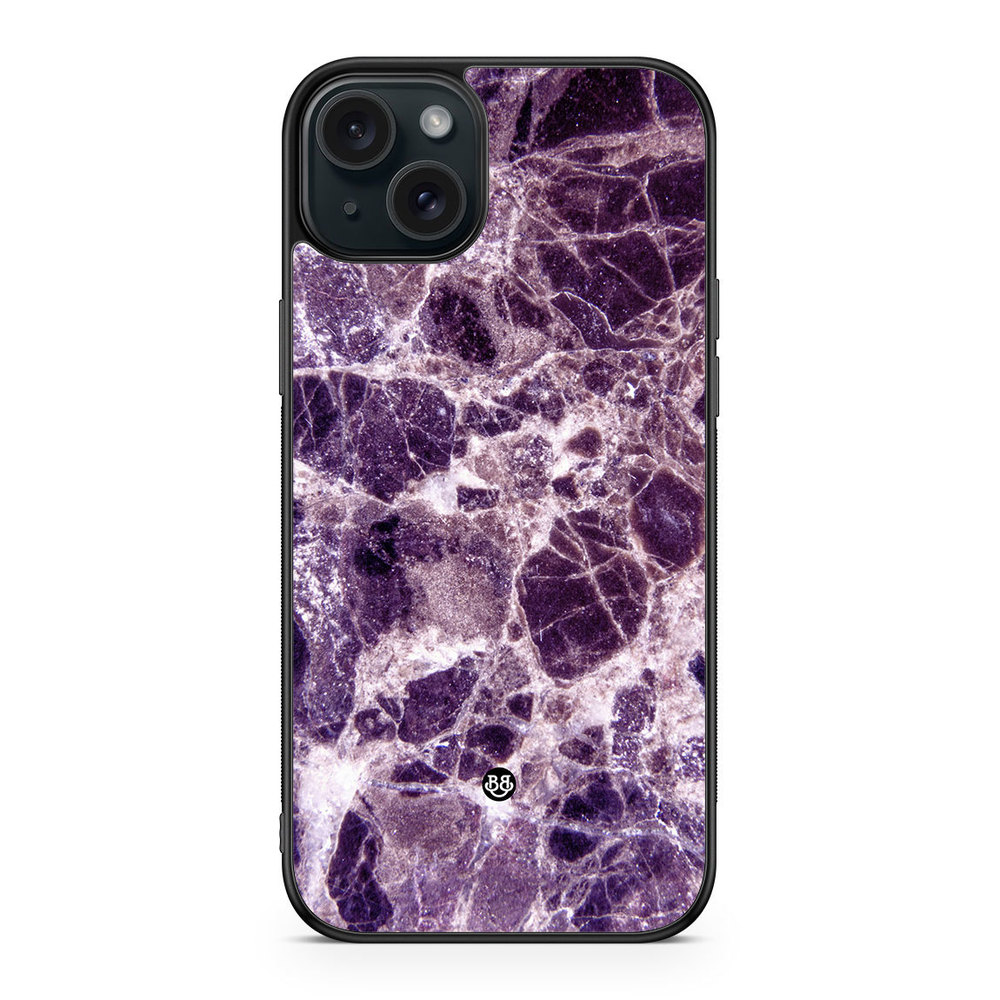 iPhone 15 Plus Case - Purple Marble