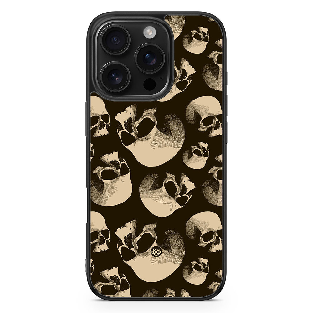 iPhone 16 Pro Case - Skull Pattern