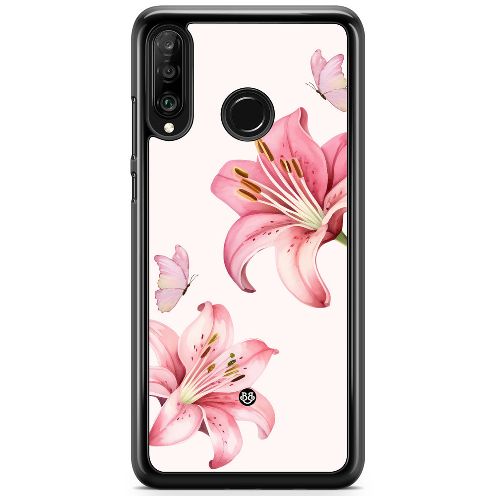 Huawei P30 Lite Case - WILD BLOOM - Pink Lily