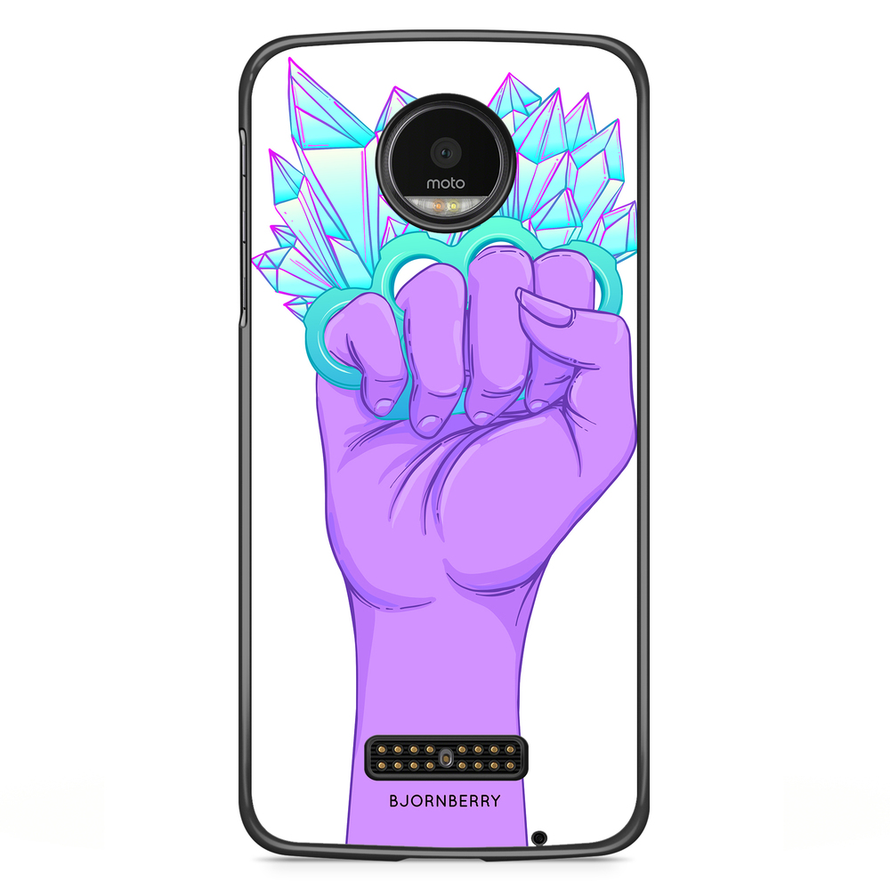 Moto Z2 Play Case - Crystal Knuckles