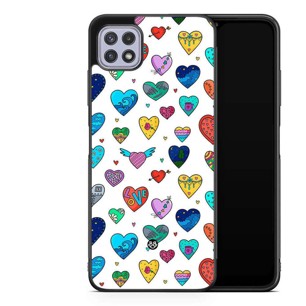 Samsung Galaxy A22 4G Case - Hearts