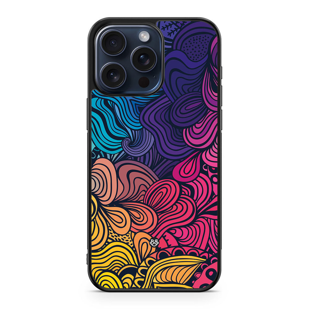 iPhone 15 Pro Max Case - Retro Flowers