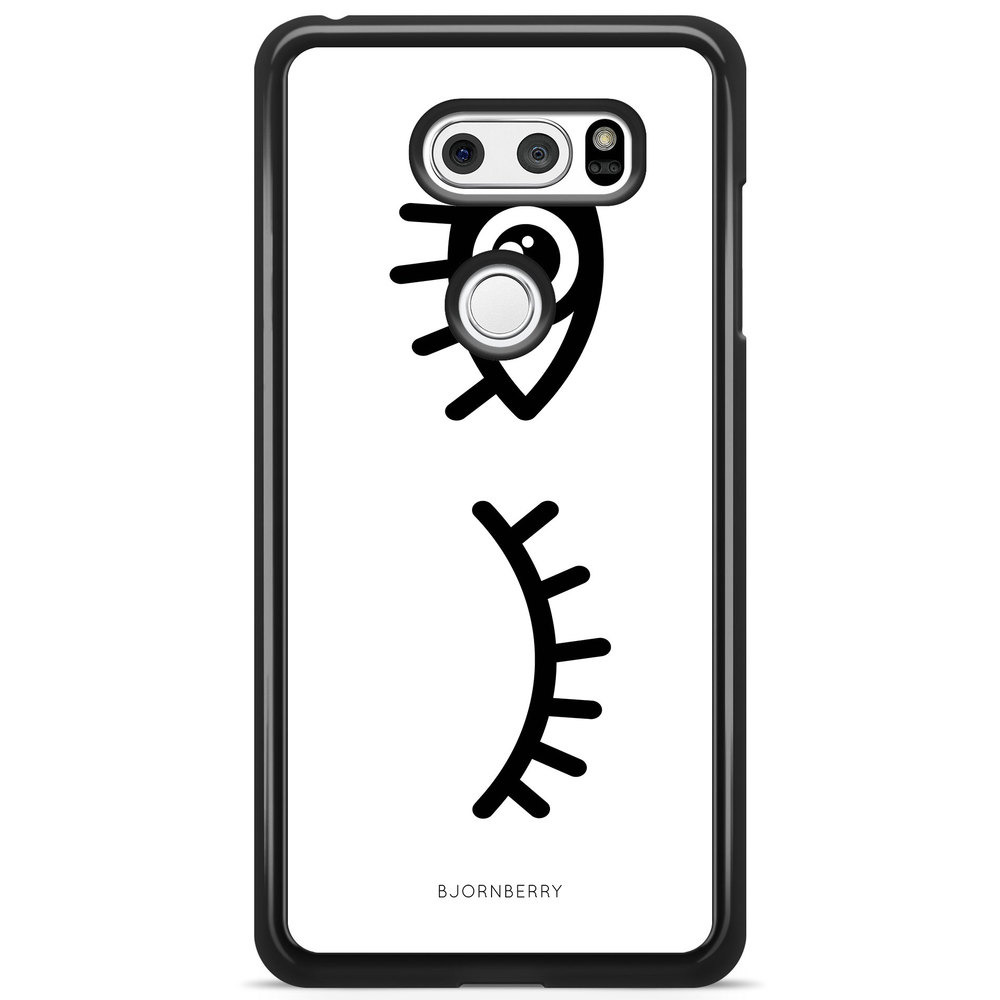 LG V30 Case - Black Eyes