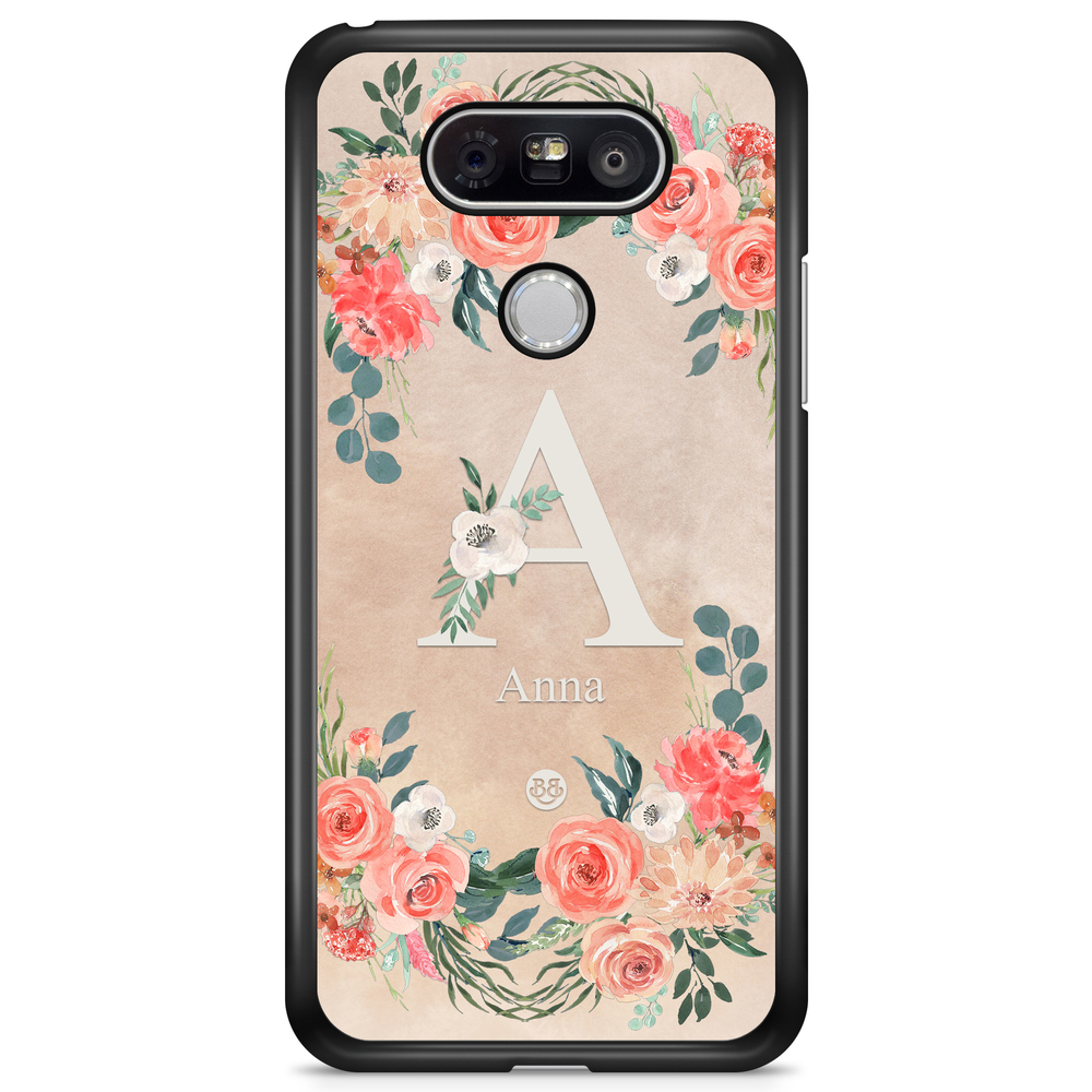 LG G5 Case Custom - Monogram Sand