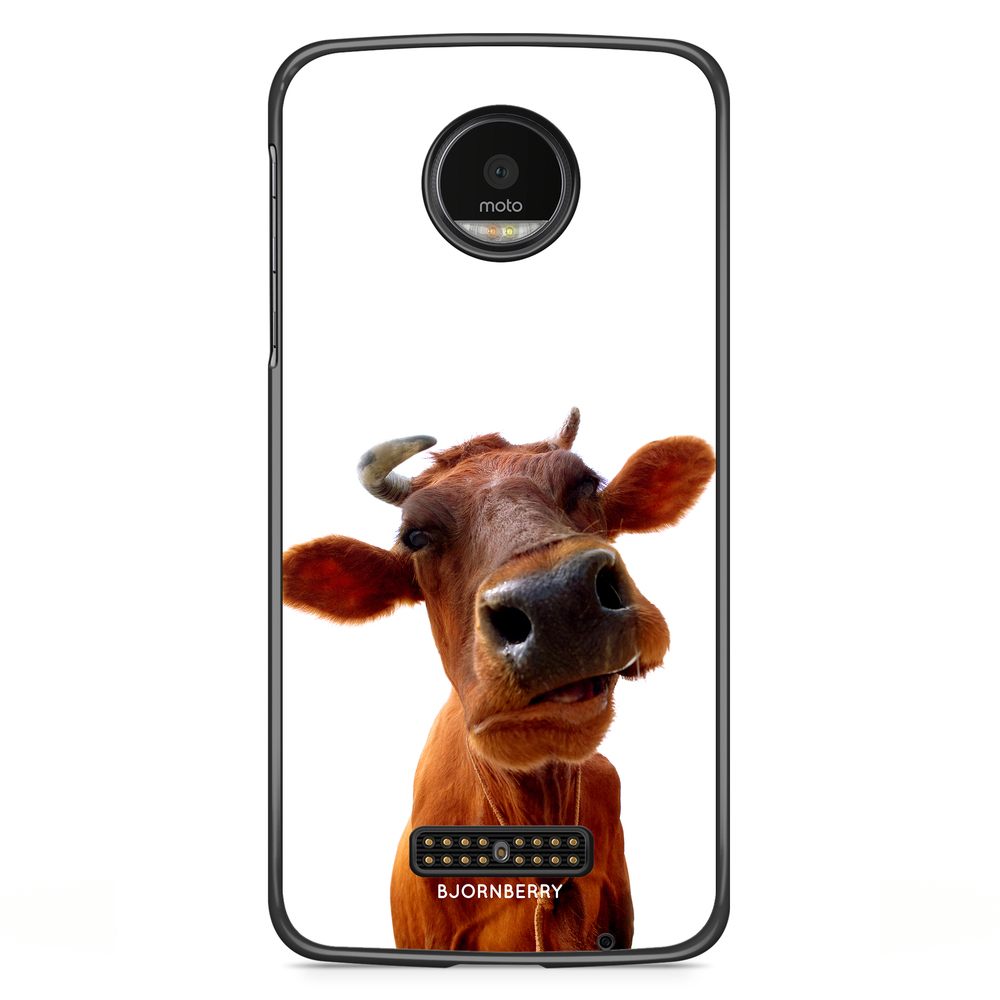 Moto Z2 Play Case - Cow