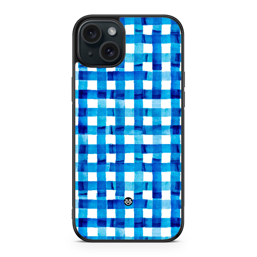 iPhone 15 Plus Case - Blue Stripes