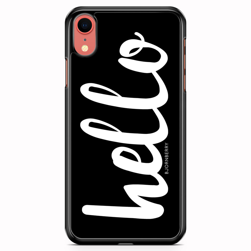 iPhone XR Case - Hello White